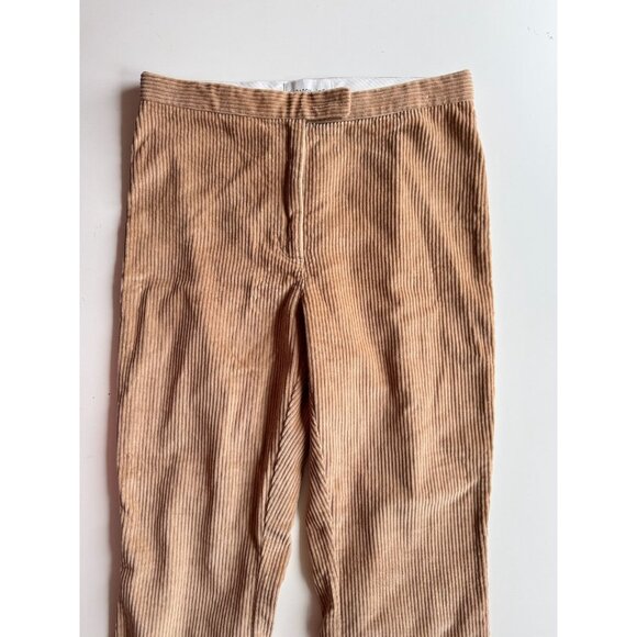 Aritzia BABATON 1-01 Albers Tan Corduroy Cropped Kick Flare Pants, Size 10 - Picture 3 of 13
